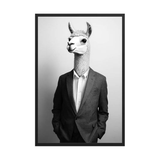 Alpaca Wearing Suit