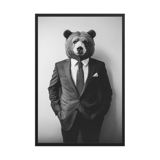 Bear Wearing Suit