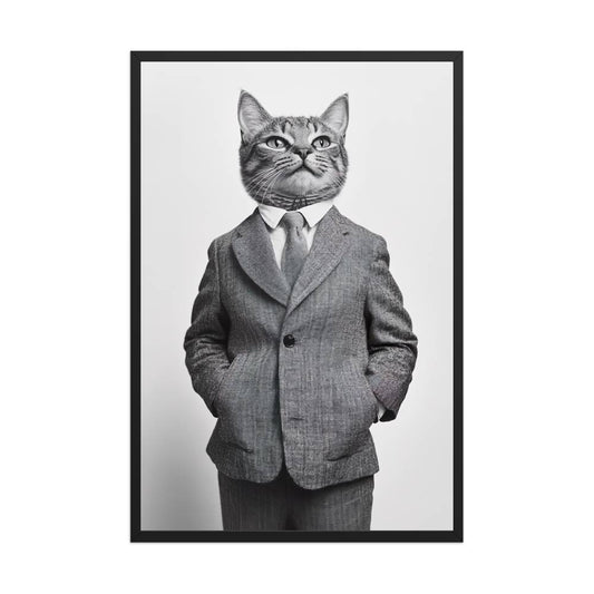 Cat Wearing Suit