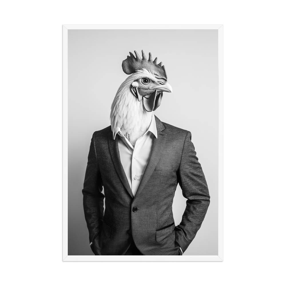 Chicken Wearing Suit