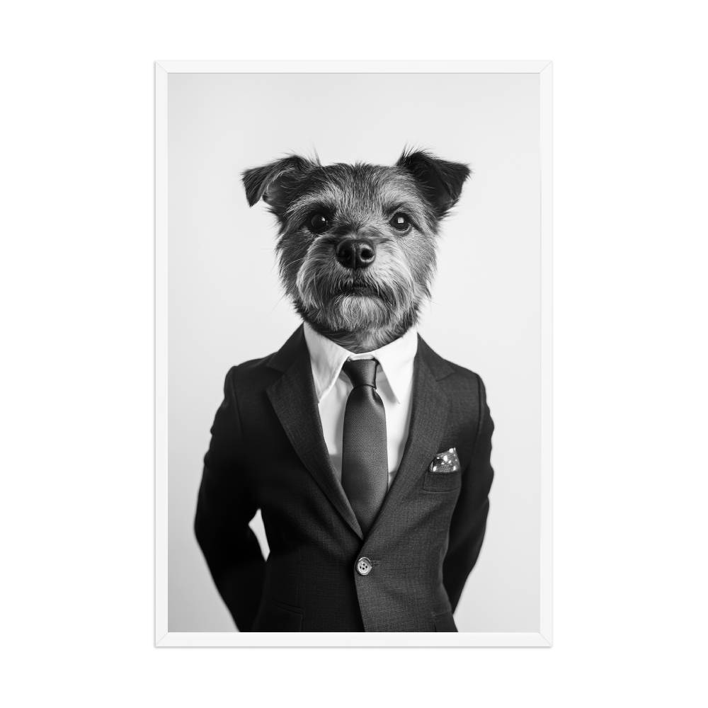 Dog Wearing Suit