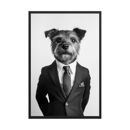 Dog Wearing Suit