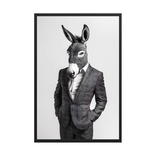 Donkey Wearing Suit