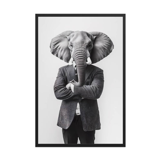 Elephant Wearing Suit