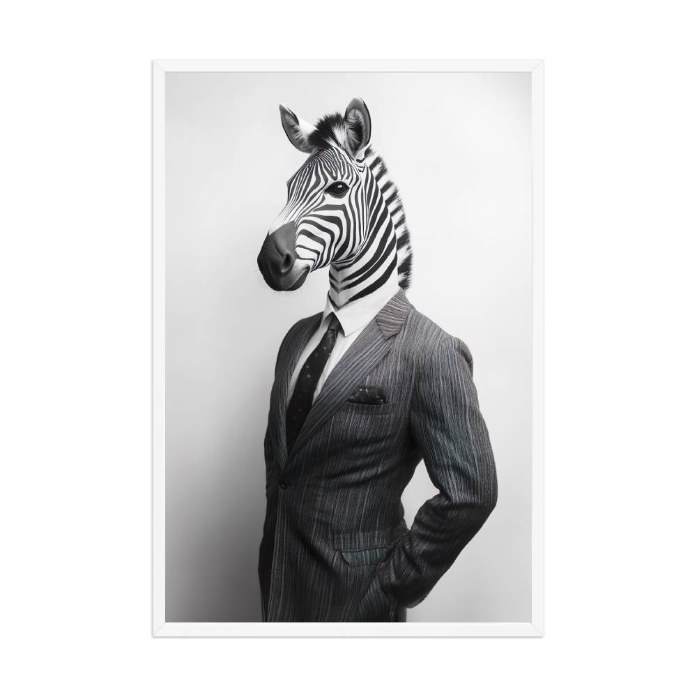 Zebra Wearing Suit