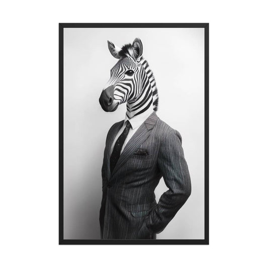 Zebra Wearing Suit